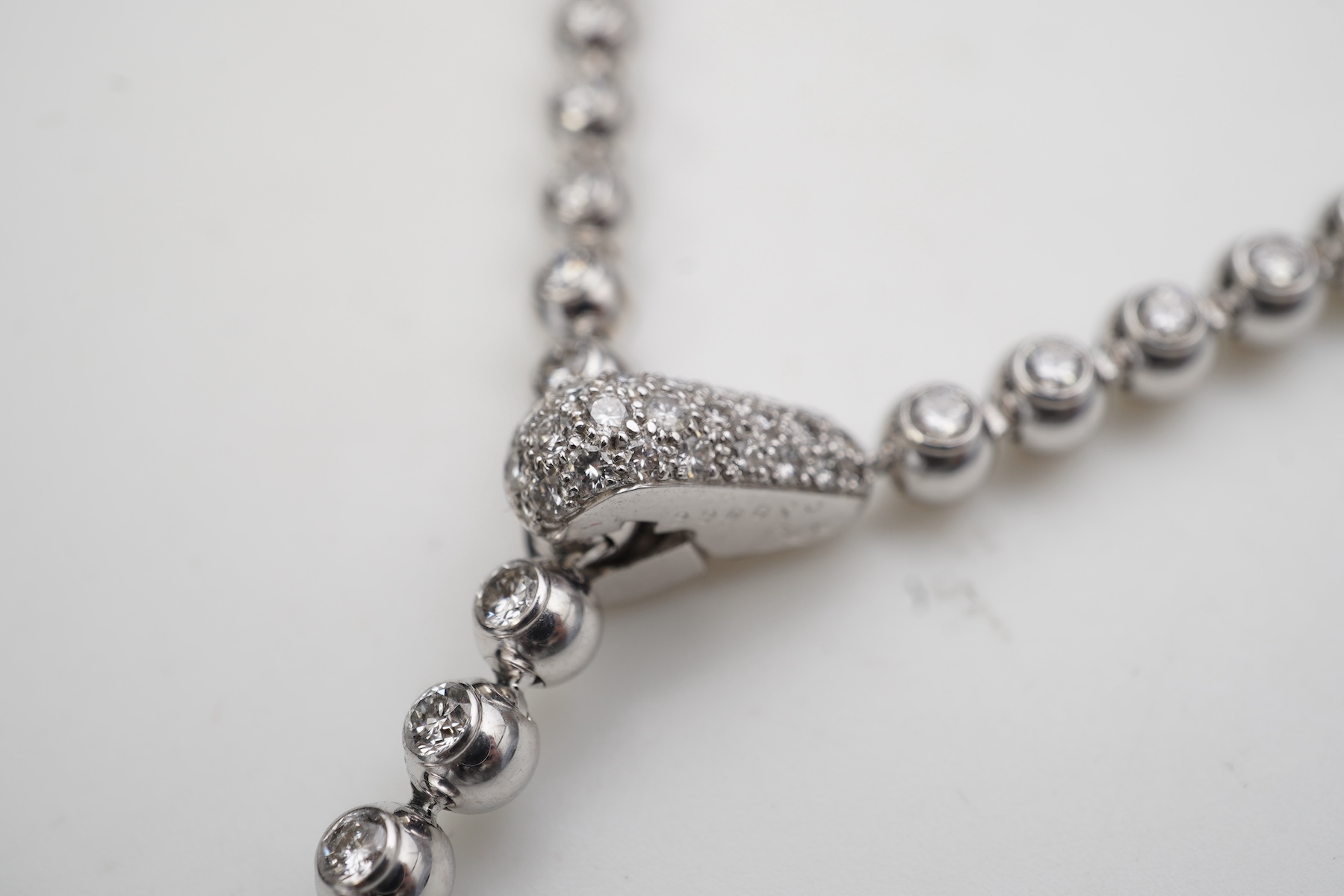 Cartier, a diamond necklace, 'Perles de Diamants', circa 2000